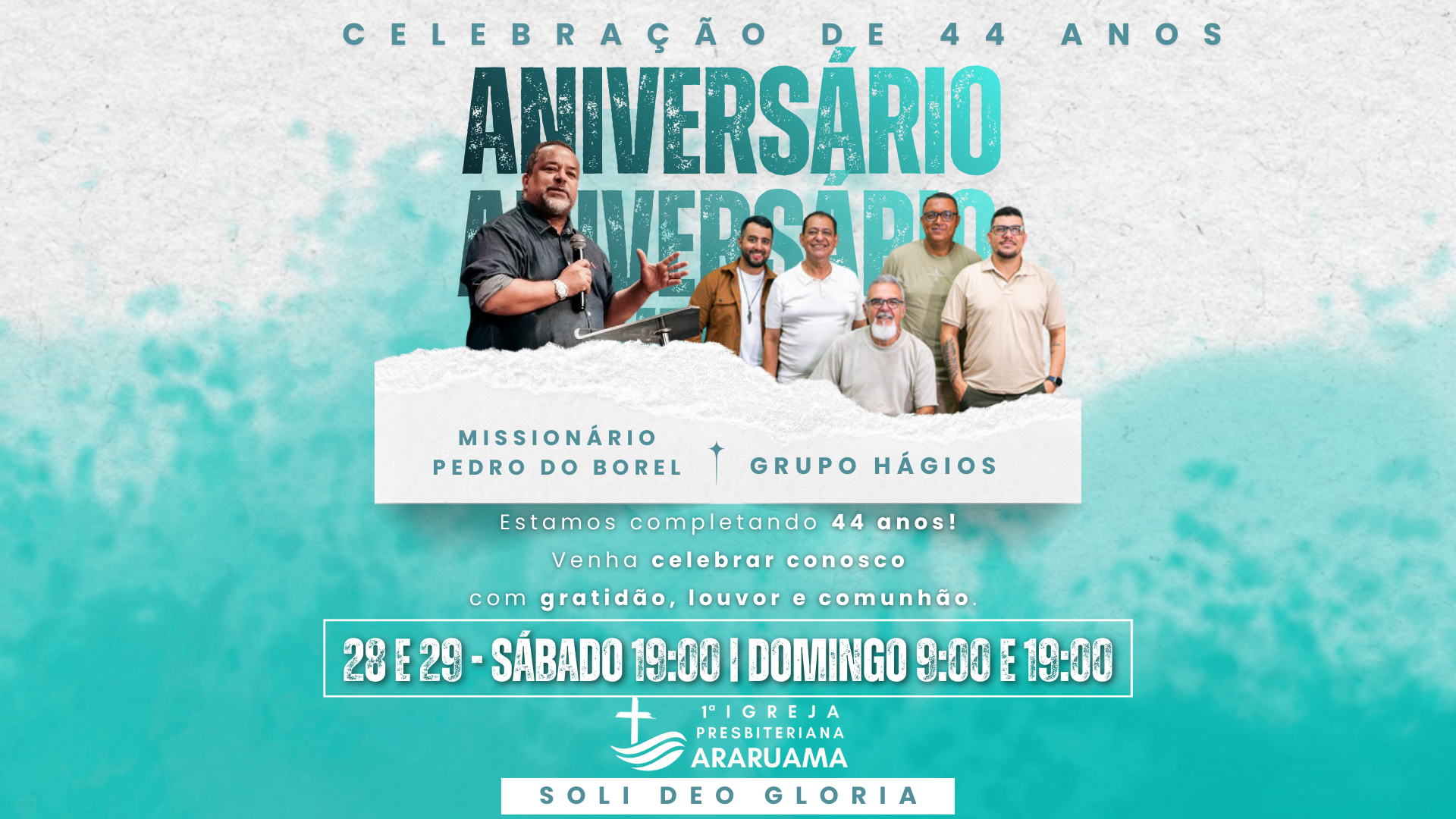 Aniversário da Nossa Igreja!